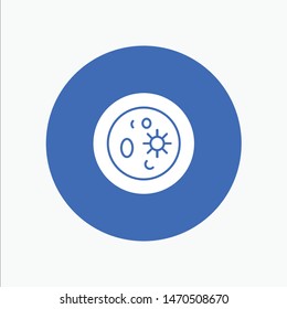 Biochemistry, Biology, Chemistry, Dish, Laboratory. Vector Icon Template background