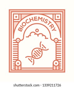 BIOCHEMISTRY ICON CONCEPT