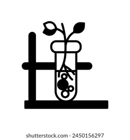 Icono de la bioquímica en Vector. Logotipo
