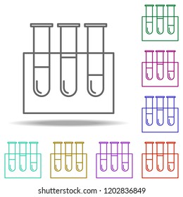 biochemistry line icon. Elements of Medicine in multi color style icons. Simple icon for websites, web design, mobile app, info graphics