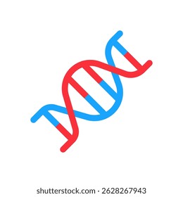 bioquímica simples ícone plano ilustração