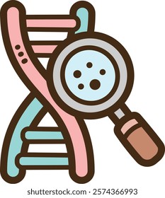 Biochemistry vector doodle illustration and graphic
