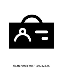 Biodata Icon on white background