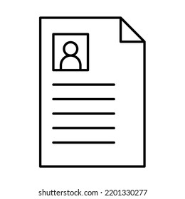 Vectorsymbol der Biodata Line, leicht modifiziert


