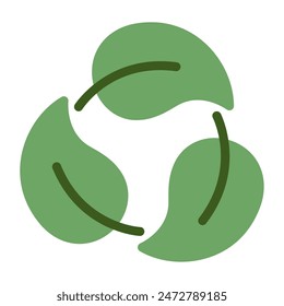 Icono biodegradable para Web, App, infografía, etc