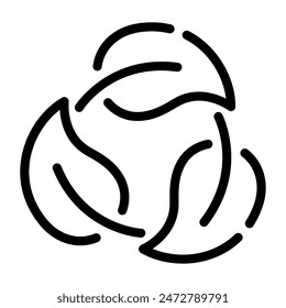 Biodegradable Icon for web, app, infographic, etc