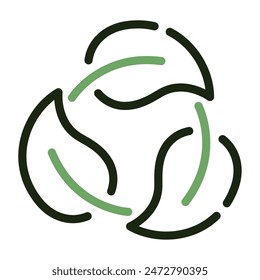 Biodegradable Icon for web, app, infographic, etc