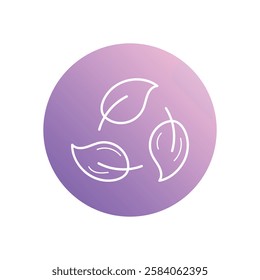 Biodegradable Materials icon vector stock illustration