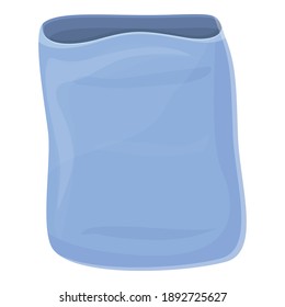 Biodegradable plastic sack icon. Cartoon of biodegradable plastic sack vector icon for web design isolated on white background