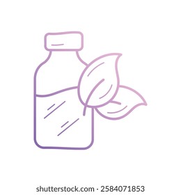 Biodegradable Plastics icon vector stock illustration