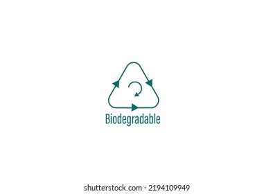 Biodegradable Product Icon Vector Illustration 