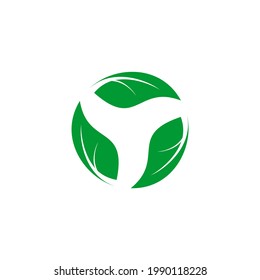Biodegradable recyclable plastic free package icon. Vector bio recyclable degradable label logo template