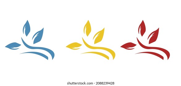 Biodegradable recyclable plastic free package icon. Vector bio recyclable degradable label logo template