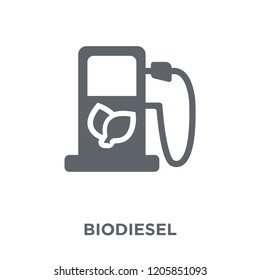 Biodiesel Icon. Biodiesel Design Concept From Ecology Collection. Simple Element Vector Illustration On White Background.