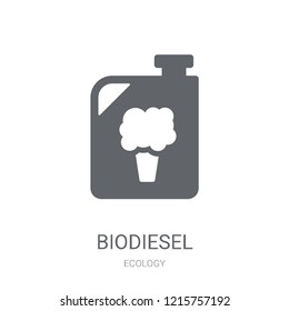 Biodiesel icon. Trendy Biodiesel logo concept on white background from Ecology collection. Suitable for use on web apps, mobile apps and print media.