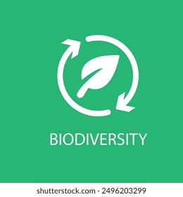 Biodiversity concept icon. Natural ecosystem protection idea thin line illustration