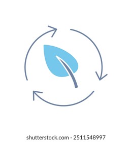 Icono de línea de concepto de biodiversidad. Ilustración de elemento simple. diseño de símbolo de esquema de concepto de biodiversidad.