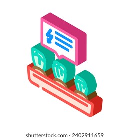 bioenergy farming biomass energy isometric icon vector. bioenergy farming biomass energy sign. isolated symbol illustration