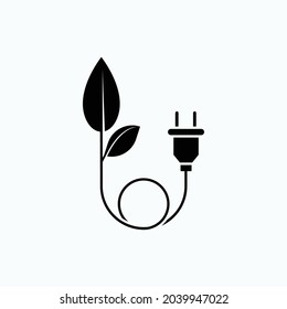 Bioenergy Icon. Enviromental Management Symbol  - Vector.