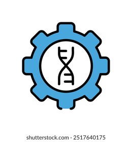 Bioengineering-Ikone, Vektorgrafik