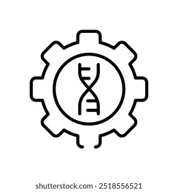 Bioengineering icon vector stock illustration