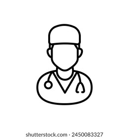 Bioethicist icon in vector. Logotype
