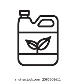Biofuel eco Simple Line Icon