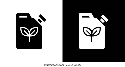Conceito de ícone de biocombustível, ilustração vetorial