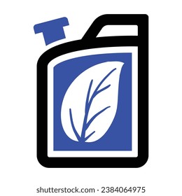 Biofuel Icon Illustration, Vector Graphics