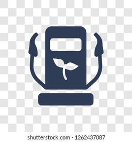 Biofuel icon. Trendy Biofuel logo concept on transparent background from Ecology collection