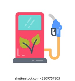 Biokraftstoff-Symbol in Vektorgrafik. Illustration