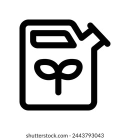 biofuel icon. vector line icon for your website, mobile, presentation, and logo design.