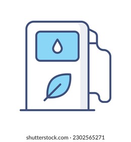 Biofuel icon vector stock illustration.