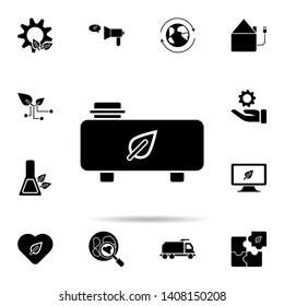 Biofuel, leaf icon. Universal set of ecology for website design and development, app development