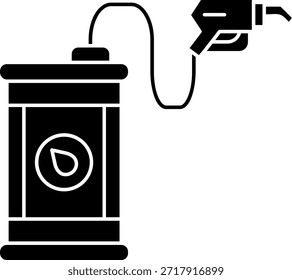Biokraftstoff Linie Vektor Icon Design