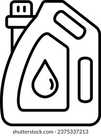 Biofuel vector icon. Can be used for printing, mobile and web applications.