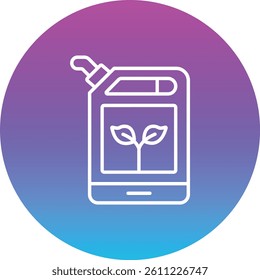 Biofuel vector icon. Can be used for printing, mobile and web applications.