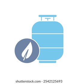 biogas concept line icon. Simple element illustration. biogas concept outline symbol design.