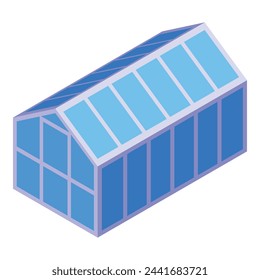 Biogas in greenhouse icon isometric vector. Organic gas bio. Industry eco energy
