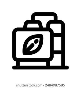 biogas icon. vector line icon for your website, mobile, presentation, and logo design.