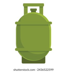 Biogas tank icon cartoon vector. Home bio energy. Biofuel natural gas fuel