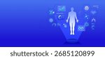 Biohacking Medical Technology Banner, The Future of Health and Mental Well-Being