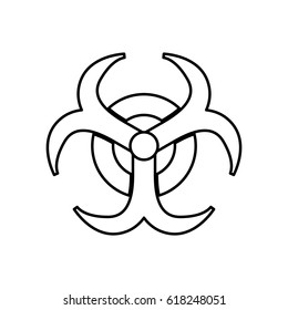 Biohazard advert sign