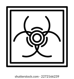 Biohazard Icon Design For Personal And Commercial use