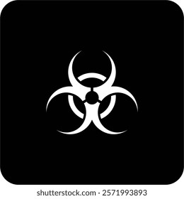 biohazard icon , epidemic icon vector