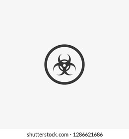 biohazard icon graphic element Illustration template design