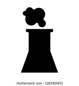 Biohazard icon. Single high quality biohazard related icon. Isolated biohazard symbols in white background. Graphic icons element