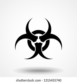 The biohazard icon. Biohazard symbol.