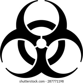 Biohazard icon, symbol