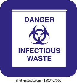 The biohazard icon. Biohazard symbol. Vector illustration EPS10